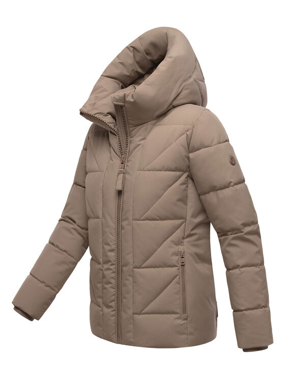 Marikoo Marikoo Kurtka zimowa Kuschelnasee Szary Regular Fit