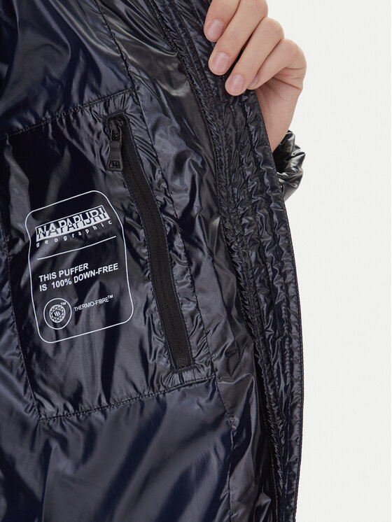 Napapijri Napapijri Zimní bunda A-Glane NP0A4HZ5 Tmavomodrá Regular Fit