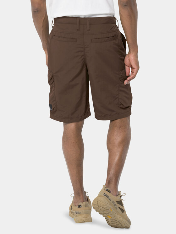 Jack Wolfskin Jack Wolfskin Szorty materiałowe Kalahari 1508381 Brązowy Regular Fit