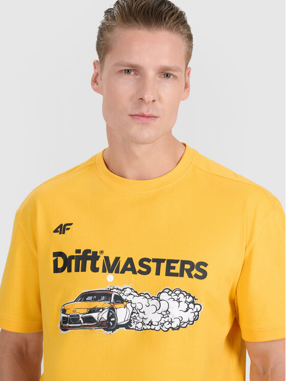 4F 4F T-Shirt TEAMWEAR Żółty Regular Fit