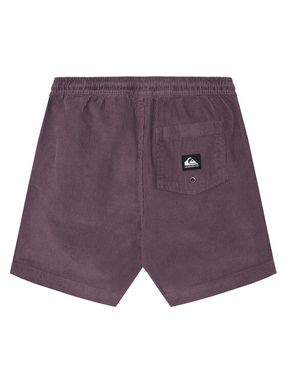 Quiksilver Quiksilver Riidest šortsid Taxer Cord EQBWS03371 Lilla Regular Fit