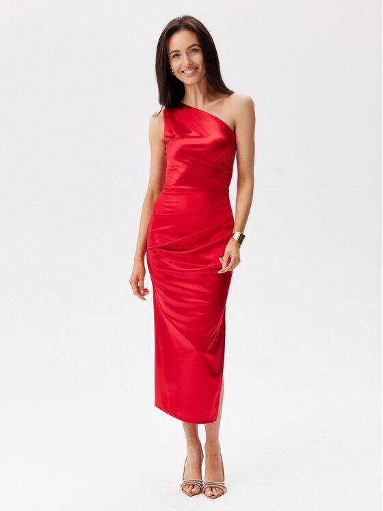 Roco Fashion Roco Fashion Večerní šaty Elen Červená Slim Fit