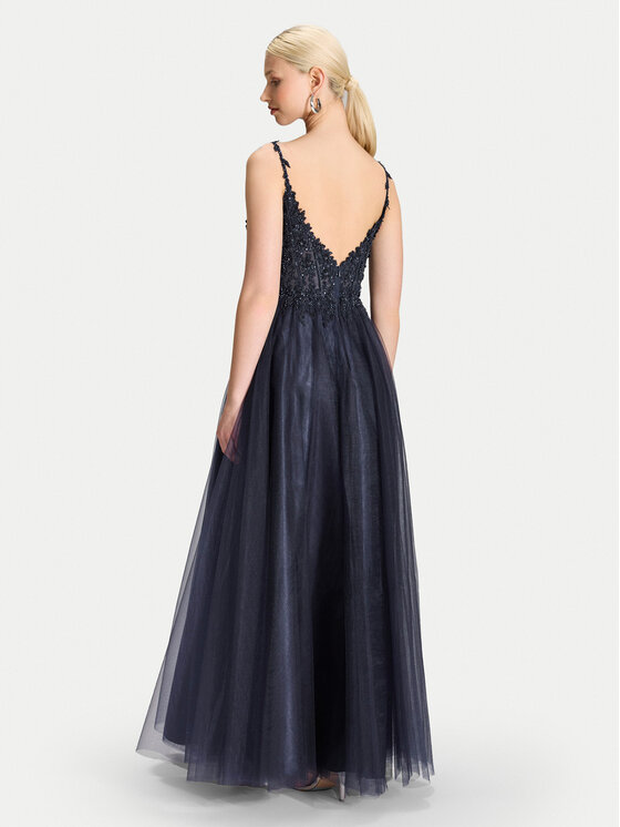 Hey Kyla Hey Kyla Rochie de seară 5AK025HK Bleumarin Regular Fit
