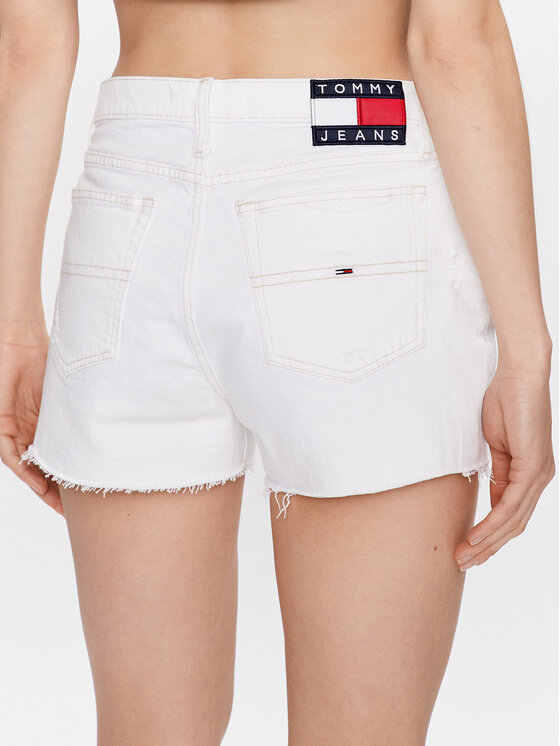 Tommy Jeans Tommy Jeans Pantaloni scurți de blugi DW0DW15611 Alb Regular Fit