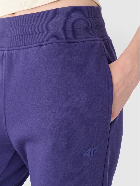 4F 4F Παντελόνι φόρμας 4FWMM00TTROF0946 Σκούρο μπλε Regular Fit