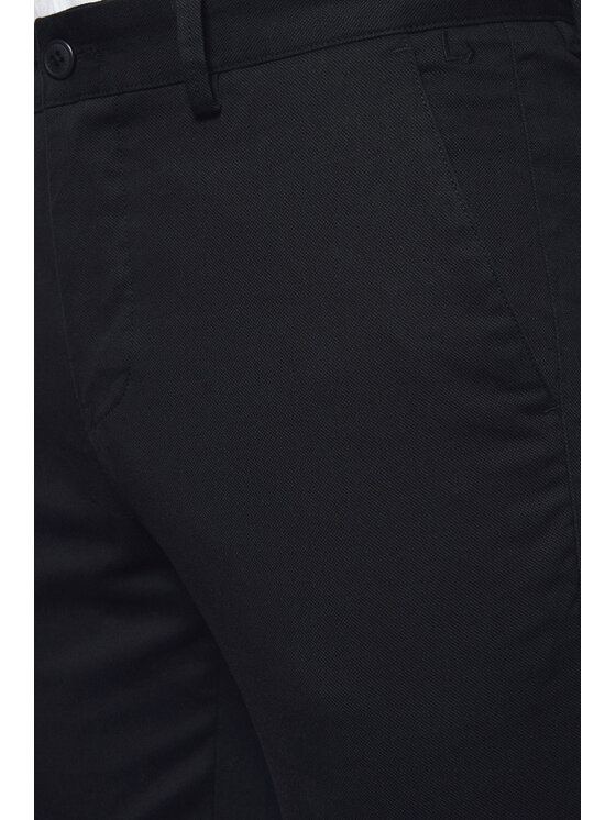 Lancerto Lancerto Chinosy Maroko SP082124000004 Czarny Slim Fit
