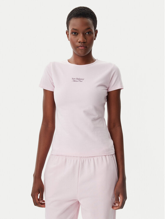 New Balance New Balance T-Shirt WT51958 Růžová Slim Fit