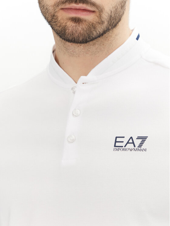 EA7 Emporio Armani EA7 Emporio Armani Polokošile 7M000183 AF13511 U0002 Bílá Regular Fit