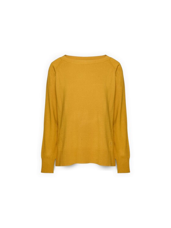 Elena Mirò Elena Mirò Sweter M022Z000782N018 Żółty Regular Fit