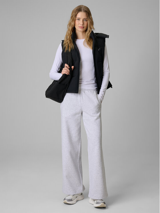 4F 4F Bezrękawnik ESSENTIAL 3 Czarny Loose Fit