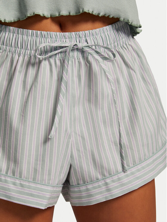 Hunkemöller Hunkemöller Pyjamashorts Cotton 205014 Grün Regular Fit