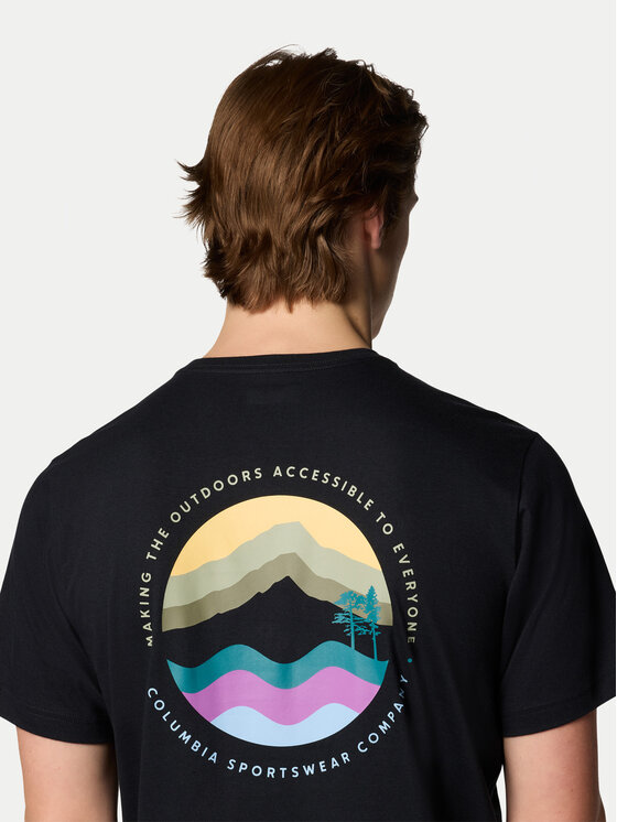 Columbia Columbia T-Shirt Kettle River™ 2120411 Μαύρο Regular Fit