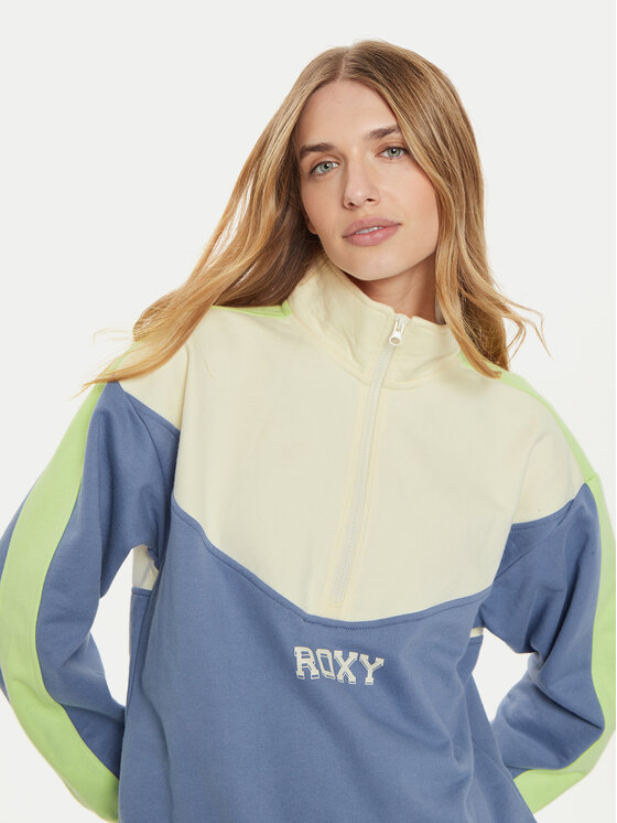 Roxy Roxy Pulóver Essential Energy ERJFT04860 Kék Loose Fit
