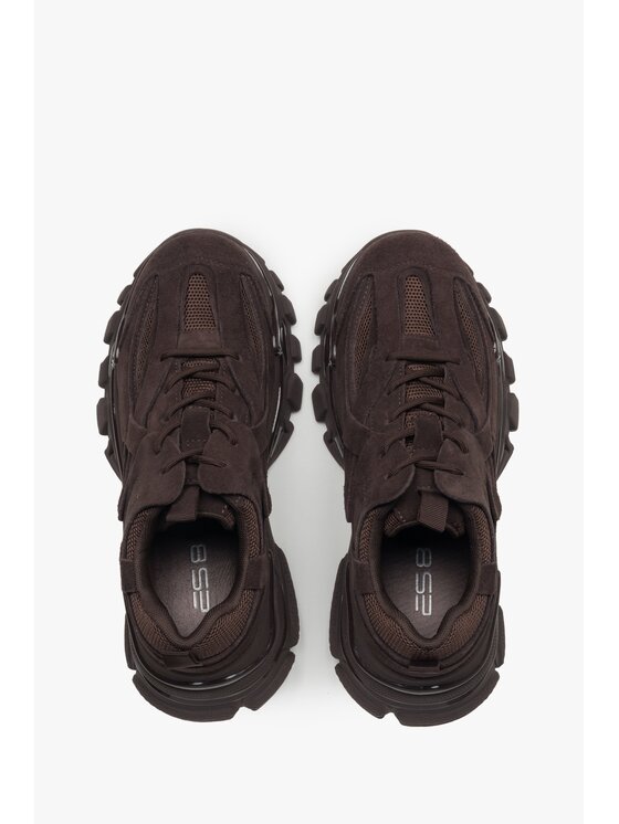 Estro Estro Sneakersy ER00119023 Brązowy ciemny