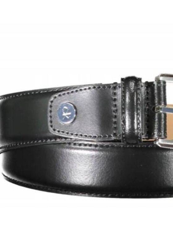Calvin Klein Calvin Klein Pánský pásek PASEK MĘSKI ADJ TWO FINISH SQUAR Černá