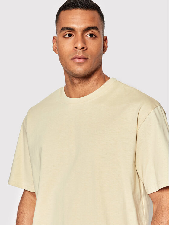 Urban Classics Urban Classics T-Shirt Heavy TB1778 Beżowy Oversize