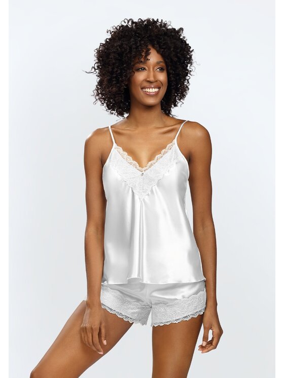 DKaren Lingerie DKaren Lingerie Komplet bielizny hawa Biały Classic Fit