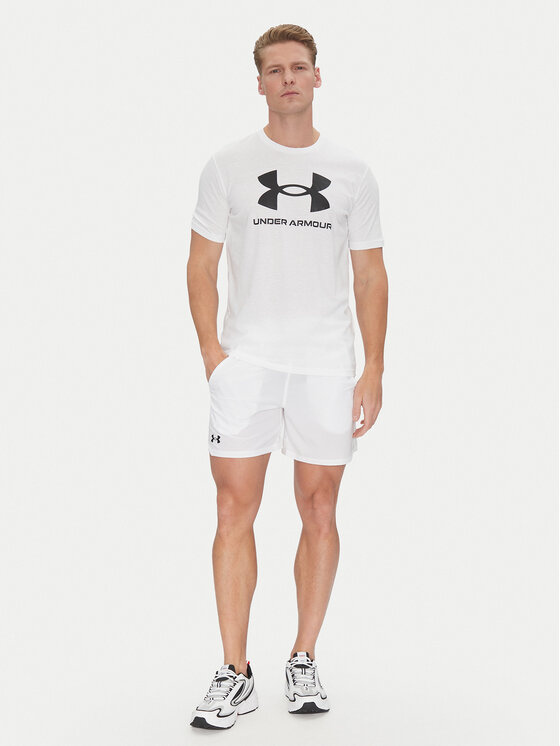 Under Armour Under Armour Pantaloni scurți sport Vanish Woven 6in 1373718 Alb Regular Fit