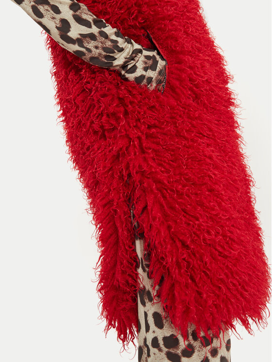 Just Cavalli Just Cavalli Brezrokavnik 77PAS428 Rdeča Loose Fit
