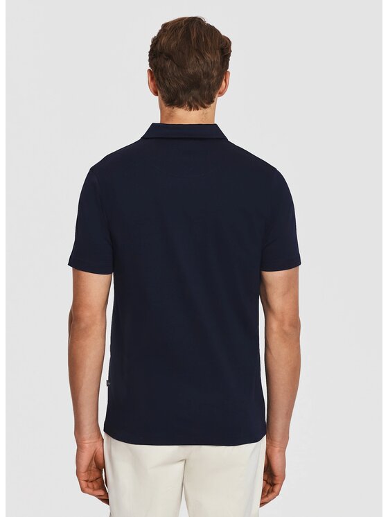 Pako Lorente Pako Lorente Polo P26SF-TX-015 Granatowy Classic Fit