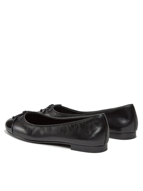 Tory Burch Tory Burch Baleríny Cap-Toe Ballet 154511 Černá