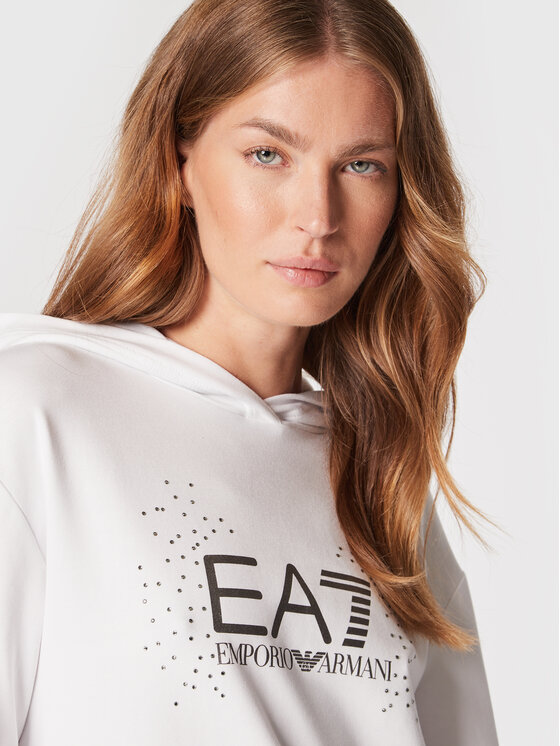 EA7 Emporio Armani EA7 Emporio Armani Trenirka 6LTV60 TJEAZ 22BA Bela Regular Fit