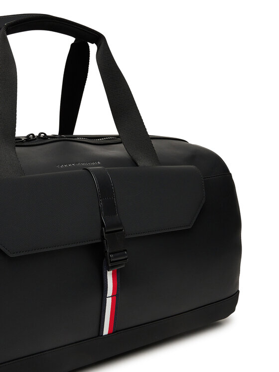 Tommy Hilfiger Tommy Hilfiger Nädalavahetuse kott Th Foundation Duffle AM0AM13481 Must