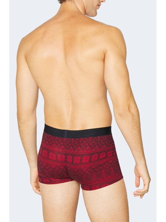 Tommy Hilfiger Tommy Hilfiger Μποξεράκι TRUNK & SOCK SET Μπορντό