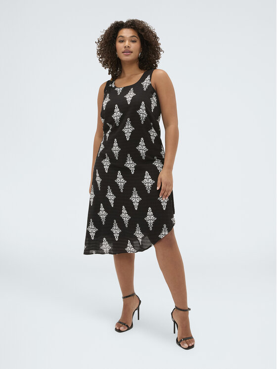 Fiorella Rubino Fiorella Rubino Sukienka koktajlowa 7091T001776N0Z3 Czarny A-Line Fit