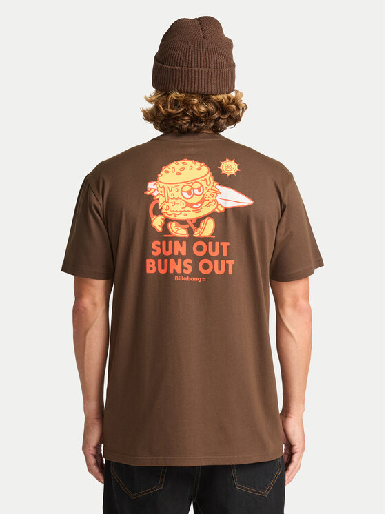 Billabong Billabong T-Shirt Gimmicks EBYZT00363 Braun Regular Fit