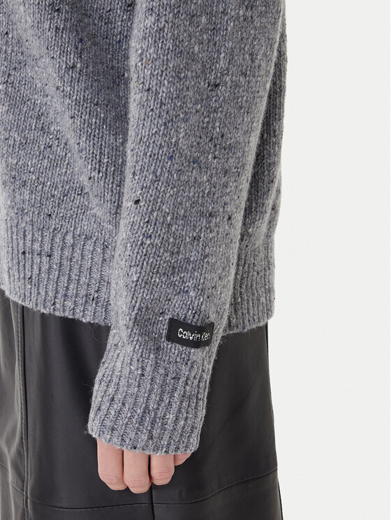 Calvin Klein Jeans Calvin Klein Jeans Džemper Chunky LV044D328G Siva Regular Fit
