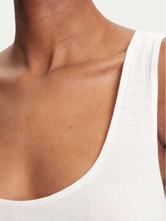 Calvin Klein Calvin Klein Top LV044C345G Écru Regular Fit