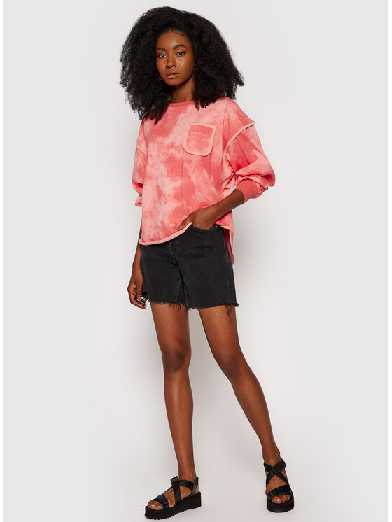 Felpa Vented Fleece Crew 10021452-A01 Rosa