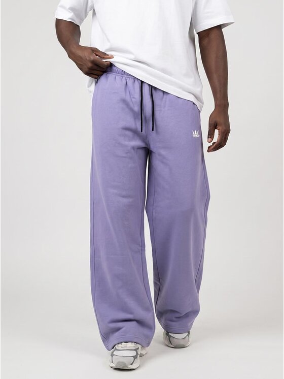 Jigga Wear Jigga Wear Spodnie dresowe Szerokie wygodne 131965 Fioletowy Baggy Fit