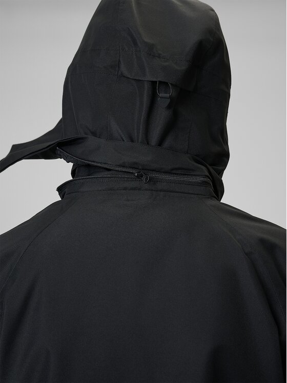 4F 4F Cappotto di transizione 4FWSS26TTJAF1114-20S Nero Regular Fit