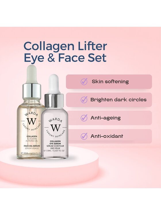 Warda Skincare Warda Skincare SKIN LIFTER BOOST KOLAGENOWE SERUM POD OCZY 15m + SERUM 30ml Serum