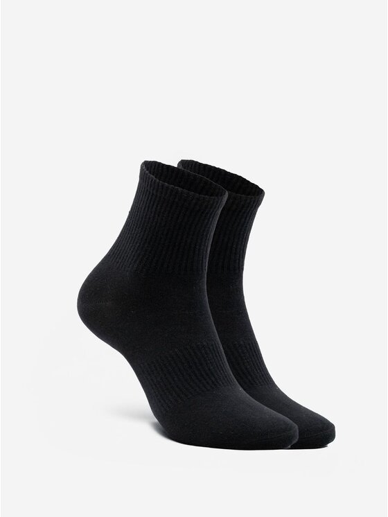 Urban Socks Urban Socks Zestaw 10 par wysokich skarpet męskich Zestaw 10 Par Krótkich Skarpet Męskich Czarnych Urban Socks No Logo 41-46 Czarny