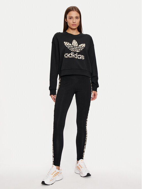 adidas adidas Jopa Leopard IW8480 Črna Loose Fit