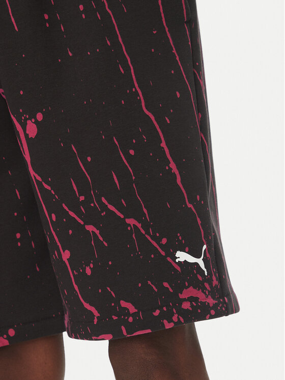 Puma Puma Спортивні шорти F1 Color Splash 630171 Чорний Relaxed Fit