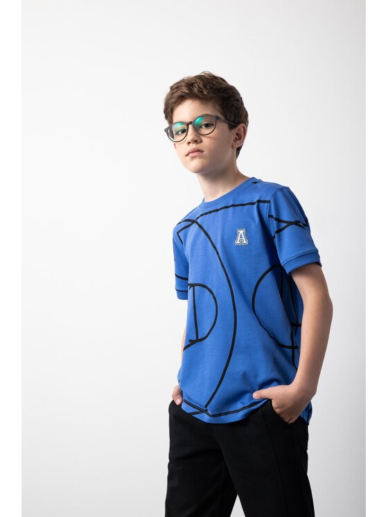 Coccodrillo Coccodrillo T-Shirt ZC5143202ABJ-032 Tmavomodrá Regular Fit