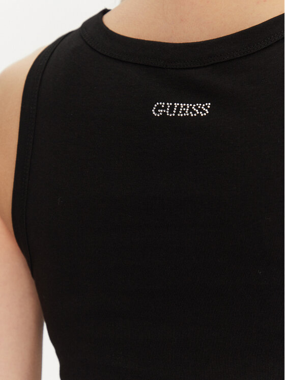 Guess Guess Top W5GP06 KCS10 Negru Regular Fit