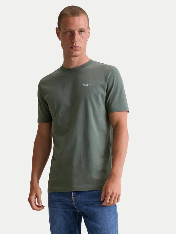 Marc O'Polo Denim Marc O'Polo Denim Póló szett 5000007362 Khaki Regular Fit