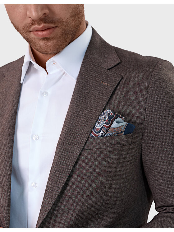 Evenemen Evenemen Marynarka Harmony 03 Brązowy Slim Fit