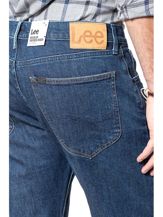 Lee Lee Jeansy AUSTIN Niebieski Straight Fit