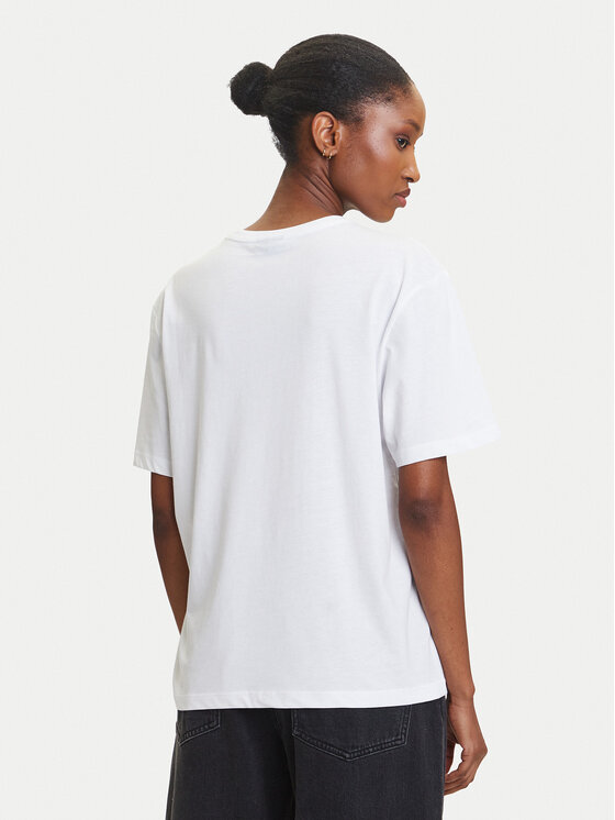Karl Lagerfeld Jeans Karl Lagerfeld Jeans T-Shirt A3W17039 Biały Regular Fit