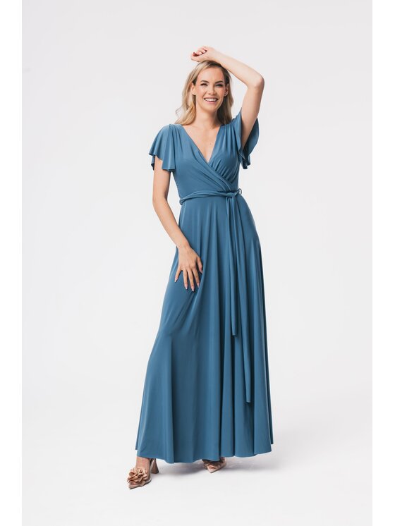 Aurora Aurora Koktejlové šaty Abelia Modrá Feminine Fit
