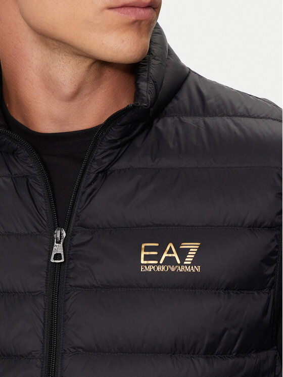 EA7 Emporio Armani EA7 Emporio Armani Kamizelka 8NPQ06 PNGPZ 0208 Czarny Regular Fit