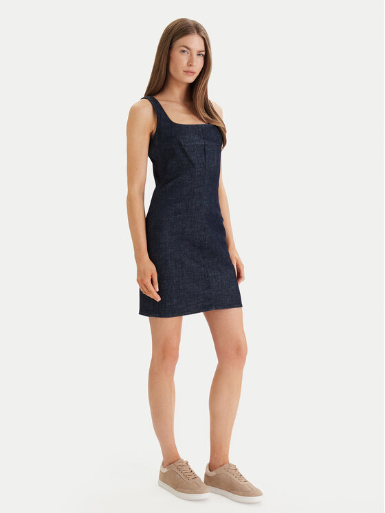 Calvin Klein Calvin Klein Každodenní šaty Sculpt LV047F793G Tmavomodrá Slim Fit