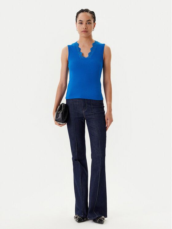 Morgan Morgan Top 251-DADILO Niebieski Slim Fit