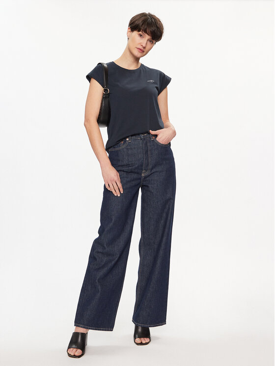 Pepe Jeans Pepe Jeans T-shirt Lory PL505853 Tamnoplava Regular Fit
